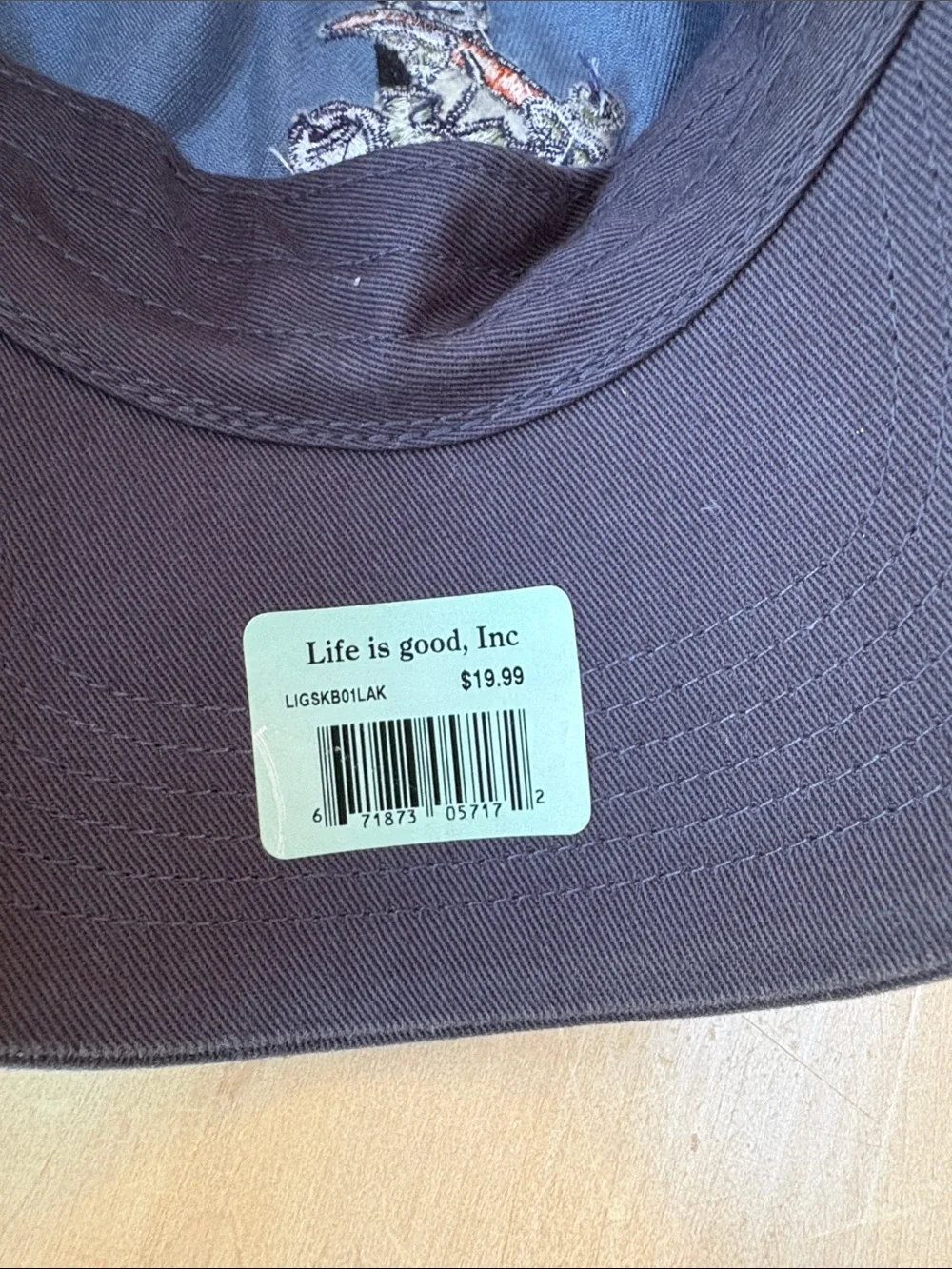 Life Is Good Skateboarder Hat blue NWT